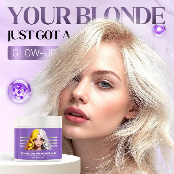 Anti-Yellow Purple Hair Mask 💜 Say goodbye to Red Highlight! 💜