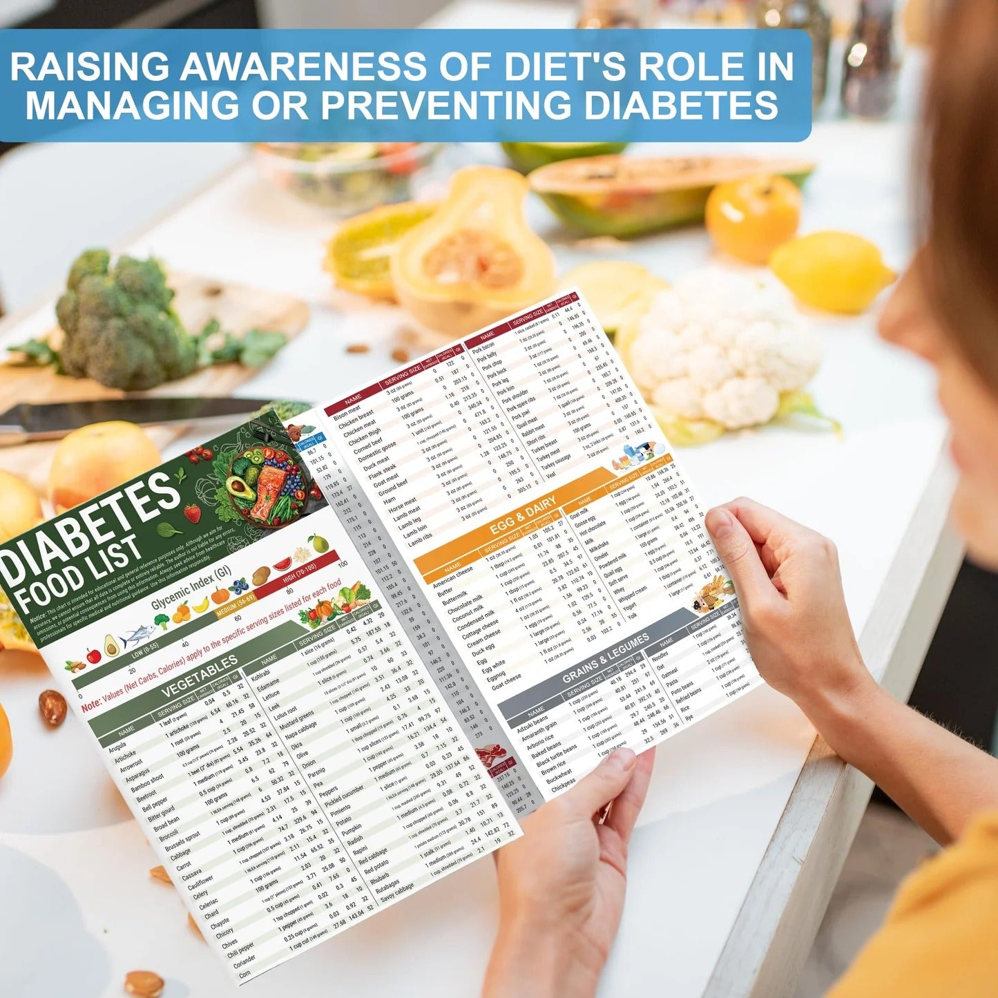 ✨ Hot Sale Limited Time Discount 🍎 Diabetes Food List & Meal Planner